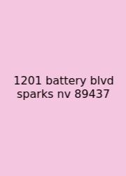 1201 Battery Blvd Sparks Nv 89437