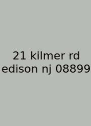 21 Kilmer Rd Edison Nj 08899