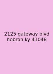 2125 Gateway Blvd Hebron Ky 41048