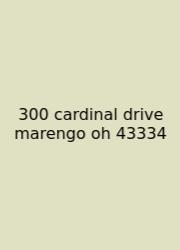 300 Cardinal Drive Marengo Oh 43334