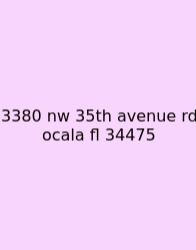 3380 Nw 35th Avenue Rd Ocala Fl 34475