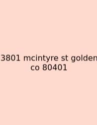 3801 Mcintyre St Golden Co 80401