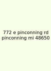 772 E Pinconning Rd Pinconning Mi 48650