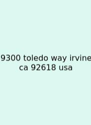 9300 Toledo Way Irvine Ca 92618 Usa