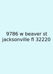 9786 W Beaver St Jacksonville Fl 32220