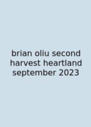 Brian Oliu Second Harvest Heartland September 2023