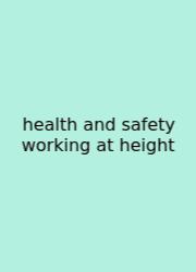 Health And Safety Working At Height
