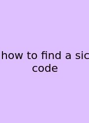 How To Find A Sic Code