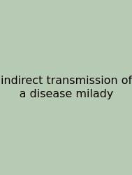 Indirect Transmission Of A Disease Milady