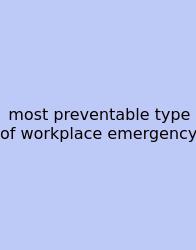 Most Preventable Type Of Workplace Emergency