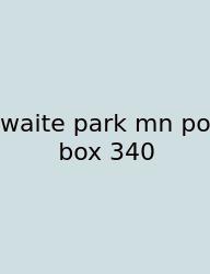 Waite Park Mn Po Box 340