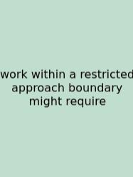 Work Within A Restricted Approach Boundary Might Require
